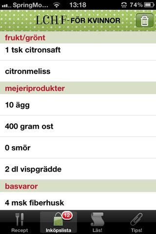 LCHF för Kvinnor screenshot 3