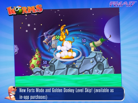 Скачать игру Worms HD