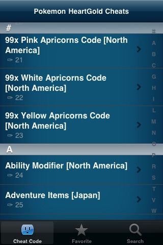 Pokemon HeartGold Cheat Code
