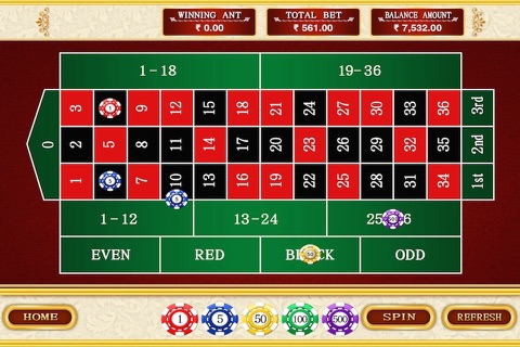 Mega Roulette Casino HD 2014 screenshot 4