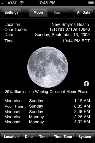 Clever Moon and Sun Calculator