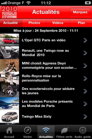 Mondial de l'Automobile 2010 screenshot 2