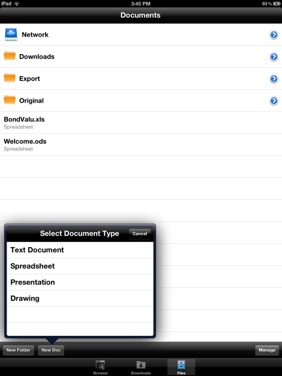 SpreadSheet - Editor of Microsoft Excel XLS files for iPad screenshot-4