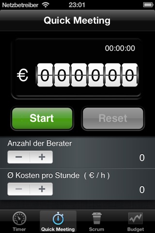 MeetingTimer - Track Costs screenshot 4