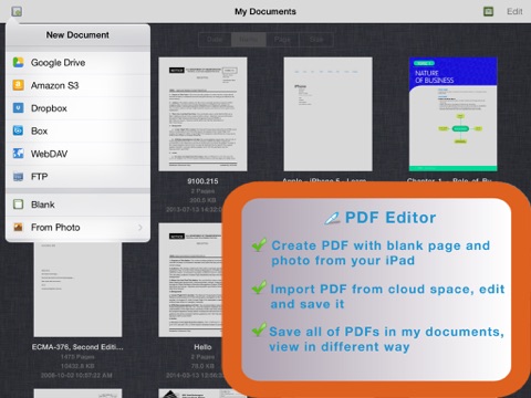 PDF Editor for iPad screenshot 4