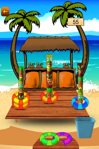 Tiki Bar Tossing Challenge - Fun Ring Shooting Blast Craze screenshot 4