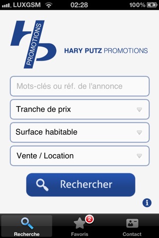Screenshot #1 pour Hary Putz Promotions - Agence immobilière a Ettelbruck, Luxembourg