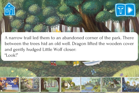 Dragon and Wolf Lite - An Interactive Children`s Book screenshot 4