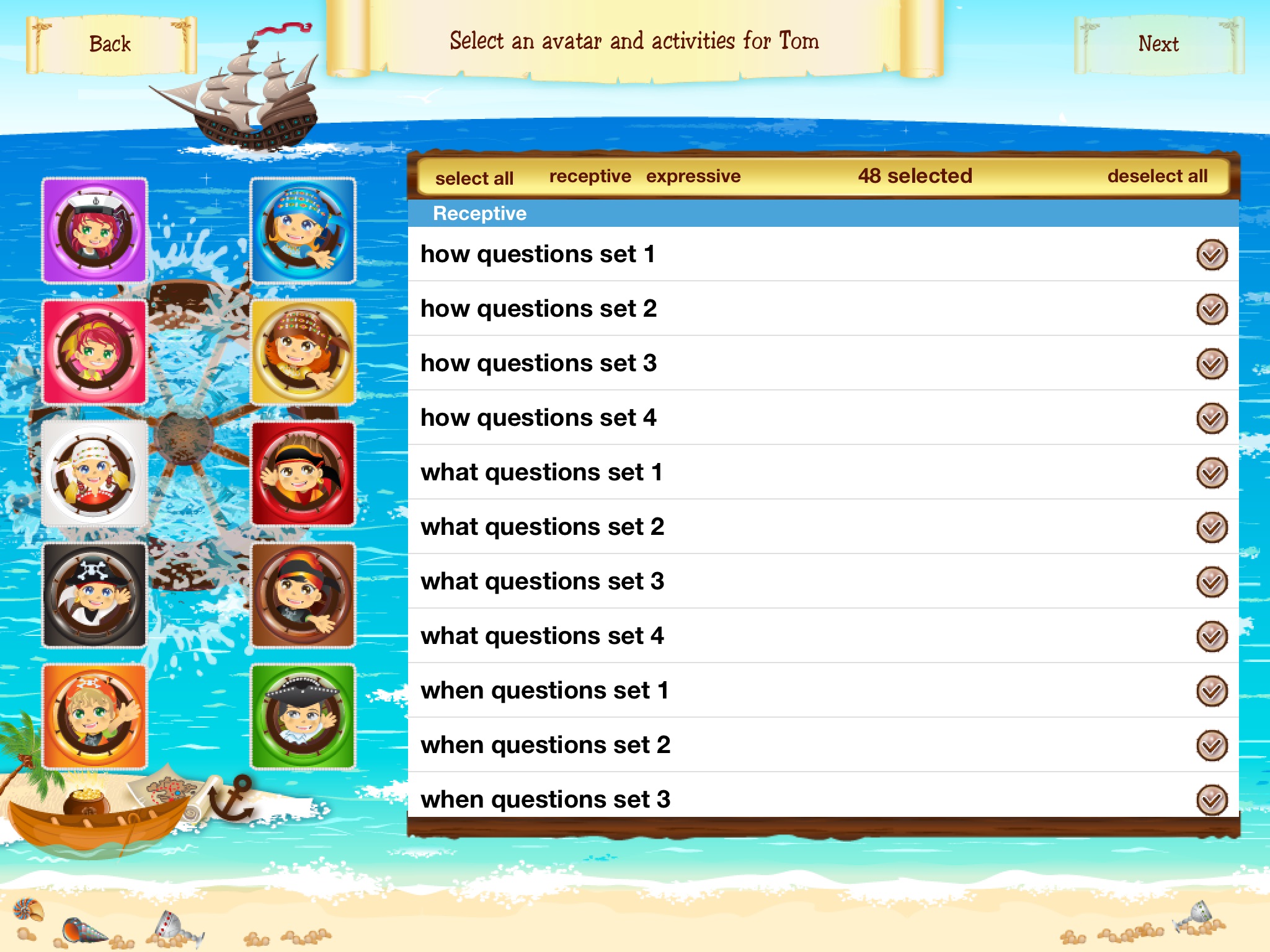 WH-Questions Island screenshot 2