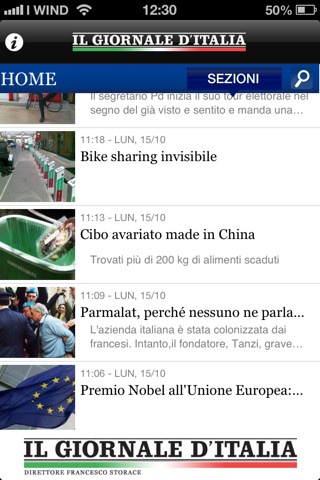Il Giornale d'Italia RSS screenshot 2