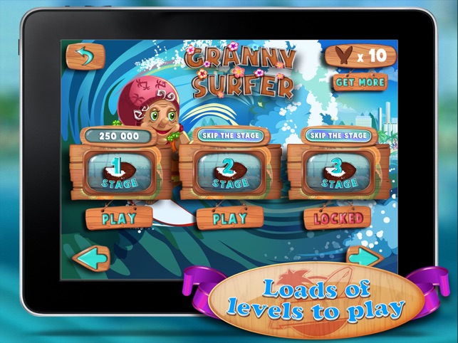 Granny Surfer HD - Crazy Big Wave Tropical Surfing Mania(圖3)-速報App