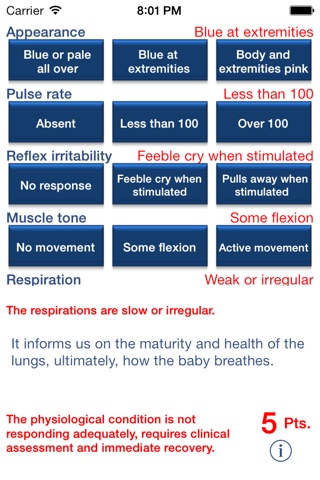 APGAR Test screenshot 2