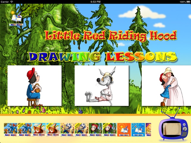 Drawing Lessons - Little Red Riding Hood(圖1)-速報App