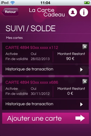 Carte Cadeau screenshot 4