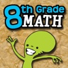 8th Grade Math Common Core - Geometry, Algebra, Functions, Pythagorean Theorem, Square Roots and More.