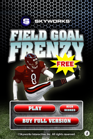 Field Goal Frenzy™ Football Free - The Classic Arcade Field Goal Kicking Game Screenshot 1
