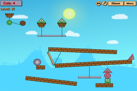 Kick The Red Block : Cut The Wood screenshot 4