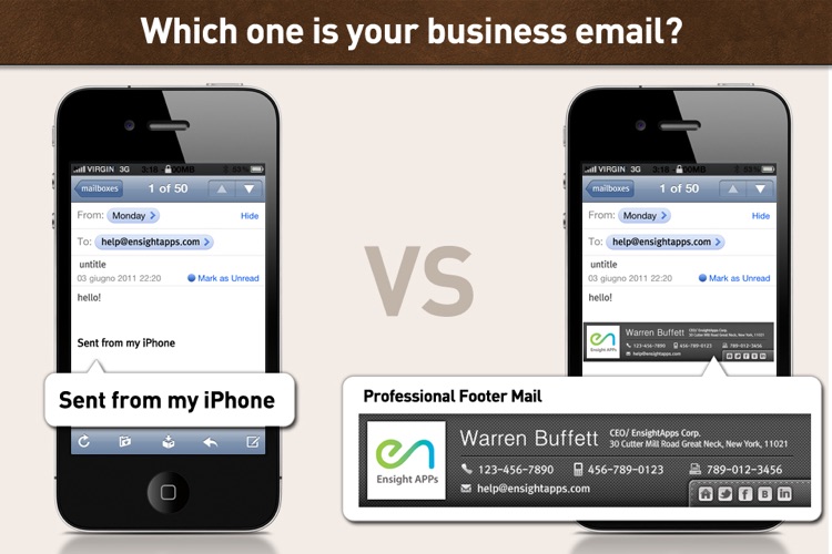 Mail Footer for Business