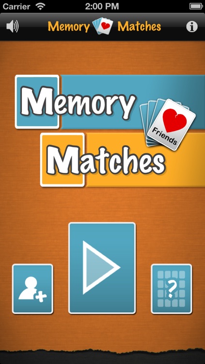 Memory Matches Friends