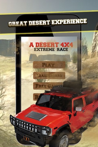 A Desert 4X4 Extreme Race - Nitro Truck Racing screenshot 4