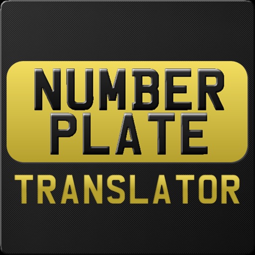 Number Plate Translator Icon