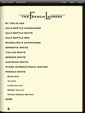 The French Laundry Wine List screenshot 2