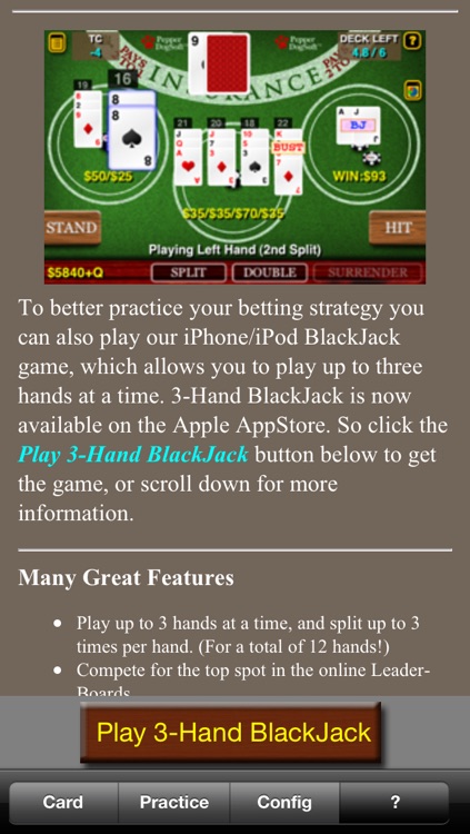 BlackJack Teacher +HD screenshot-3