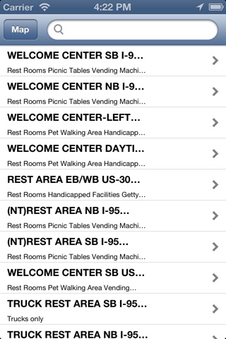 Rest Area Locator for US highway - Pro screenshot 2