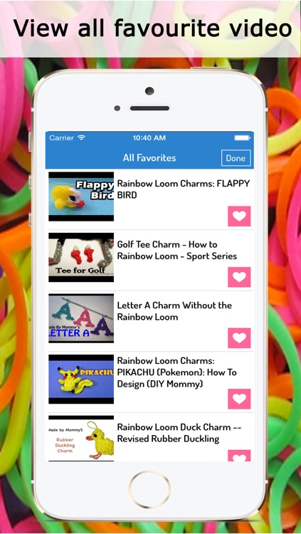 Rainbow Looms : Best Video guide for bracelets, necklace, flowers, cartoons, and many more