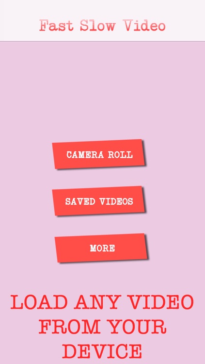 Fast Slow Video Creator - Make slow motion and fast videos FREE