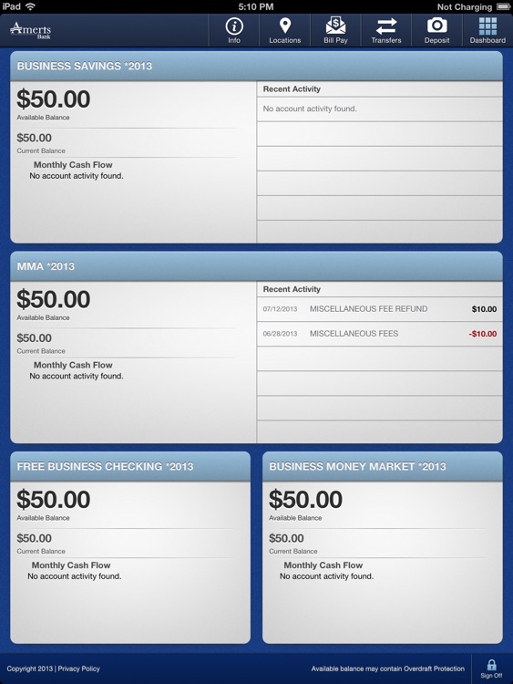 Ameris Bank Business for iPad