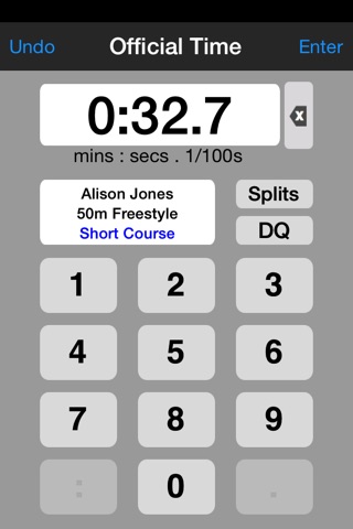 SwimChrono - Swim Event Timing and Data Management screenshot 3