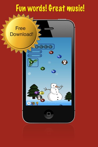 Easy Apple Words Seasons - Christmas Holiday Fun! screenshot 2