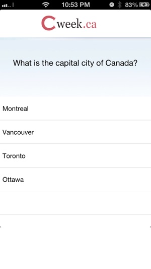 Cweek Canadian Citizenship Test(圖1)-速報App