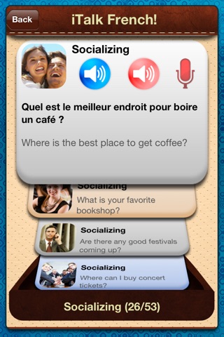 iTalk French! conversational: record and play, learn to speak fast, vocabulary expressions and tests for english speakers screenshot 3