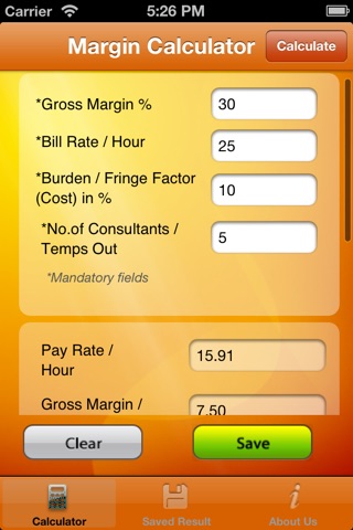 Gross Margin Calculator screenshot 3