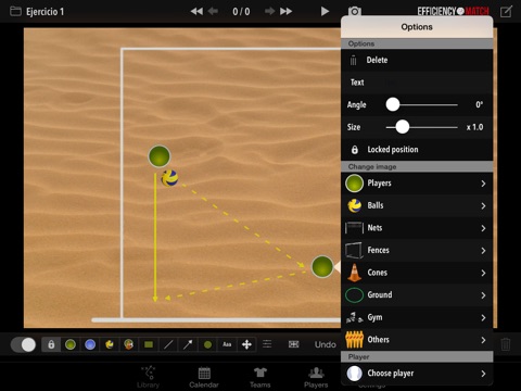 Efficiency Match Volleyball screenshot 2