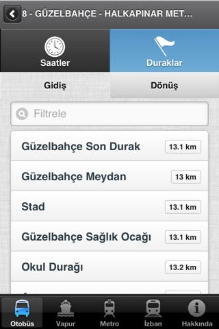 İzmir Ulaşım Rehberi screenshot 4