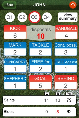 Footy Tracker screenshot 2