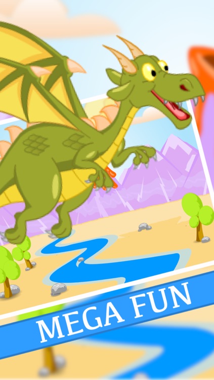 Cute Fire Dragon - Fantasy Land Adventure