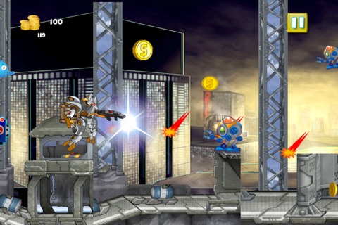 Glow Robot vs Scary Glow Monsters PAID - A Crazy Survival Adventure Game screenshot 3