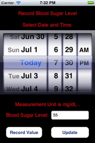 Blood Sugar Monitor screenshot 2