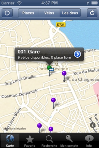 Vélo Lorient screenshot 2