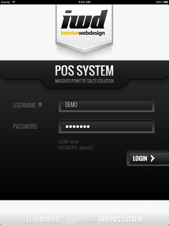 IWD POS System