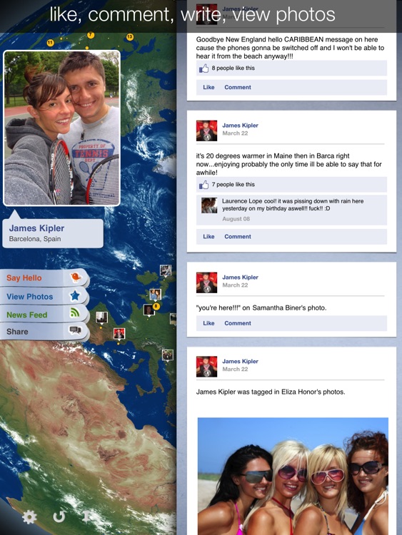 Friend Spotter Pro: 3D Globe for Facebook