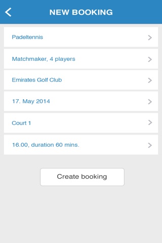 Racquetbooking - Player Edition - English screenshot 3