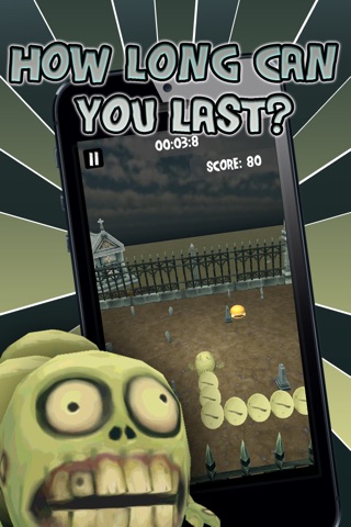 Zombie Snake HD - Classic Arcade Hits screenshot 2