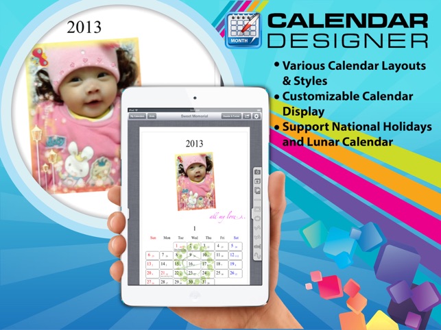 Calendar Designer Free(圖1)-速報App