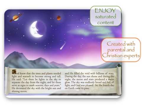 Bible Stories for Children - How God Created The World HD screenshot 2