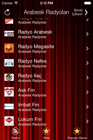 Arabesk Radyolar Canlı Dinle screenshot 4